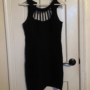 Black cocktail dress